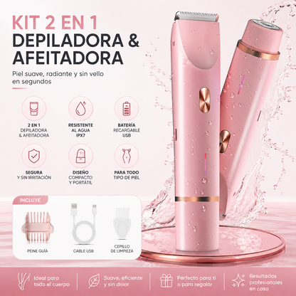 Afeitadora electrica para mujer