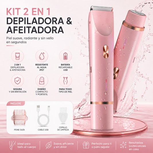 Afeitadora electrica para mujer
